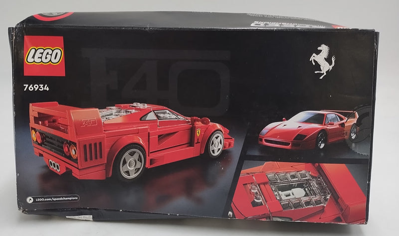 LEGO Speed Champions Ferrari F40 Supercar Building Set 76934 SEE DETAILS