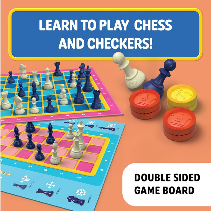 Family First Games Checkers & Chess Game