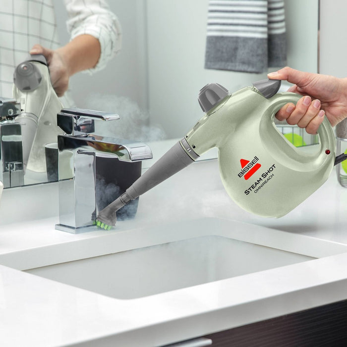 Bissell Steam Shot OmniReach - 4171L: Portable Electric Floor Cleaner, 6.6 Water Tank, 16ft Cord, Multipurpose Attachments