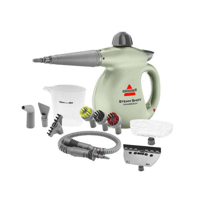Bissell Steam Shot OmniReach - 4171L: Portable Electric Floor Cleaner, 6.6 Water Tank, 16ft Cord, Multipurpose Attachments