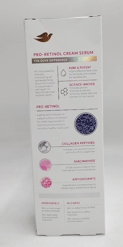 Dove Cream Serum Pro-Retinol and Firming Body Lotion - 8oz