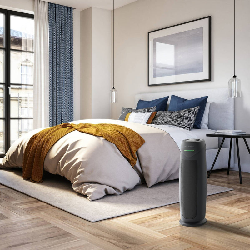 Germ Guardian Intelligent 22in Tower Air Purifier HEPA Filter UV-C Intellisense with AQI: UV Light Sanitizer, 500-800 sq. ft. Coverage (LOCAL PICKUP ONLY)