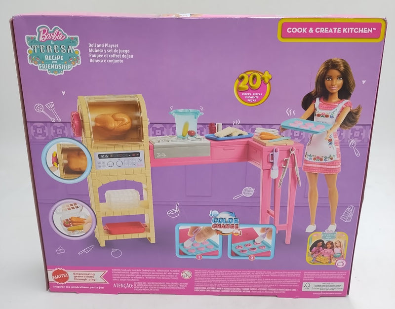 Barbie and Teresa Recipe for Friendship Doll and Kitchen Playset