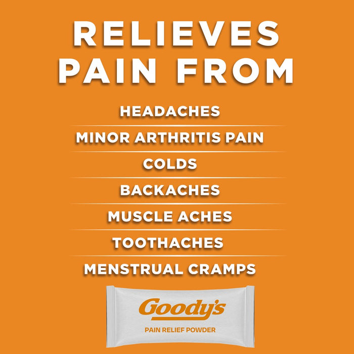 Goody's Extra Strength Headache and Pain Relief Powder - Acetaminophen - Cool Orange - 24ct