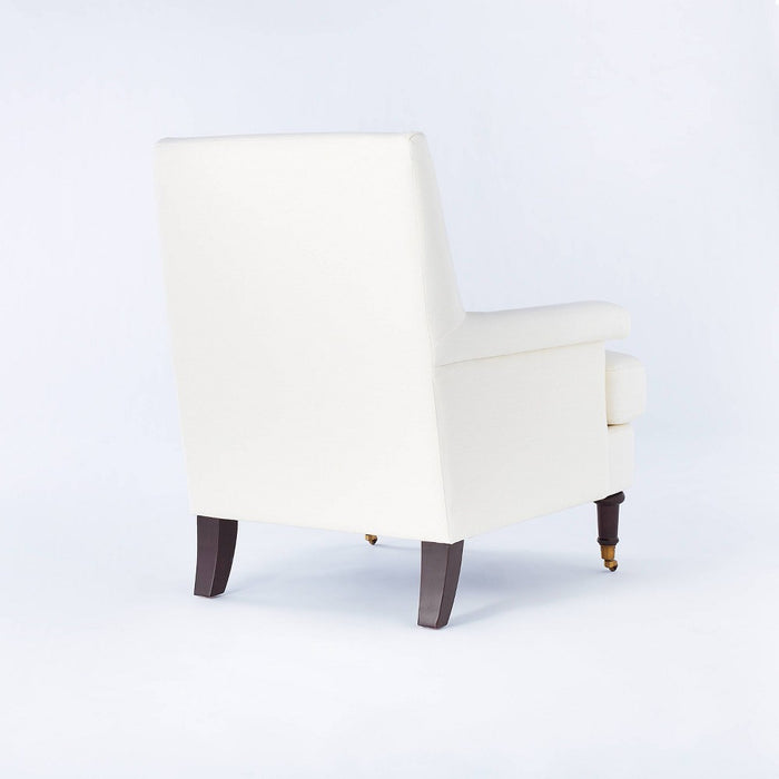 Mercer Rolled Upholstered Armchair with Casters Cream - Threshold designed with Studio McGee (LOCAL PICKUP ONLY)