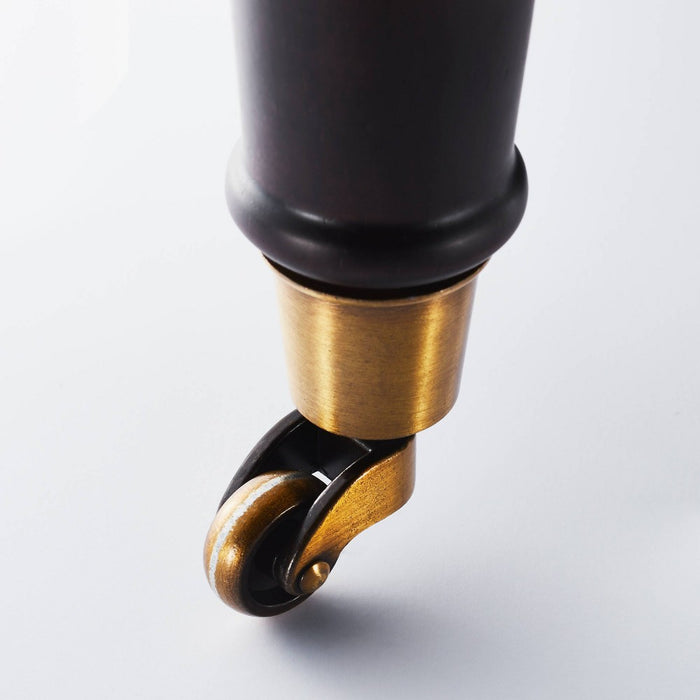 Mercer Rolled Upholstered Armchair with Casters Cream - Threshold designed with Studio McGee (LOCAL PICKUP ONLY)