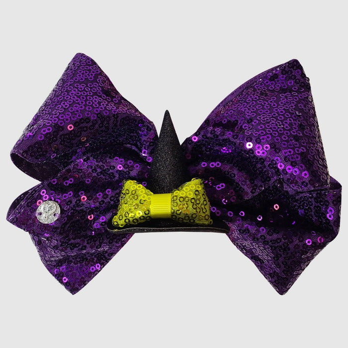 Girls' JoJo Siwa Sequin Bow with Witch Hat - Purple