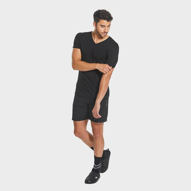 Pair of Thieves Men's 2pk V-Neck Undershirt - Black S
