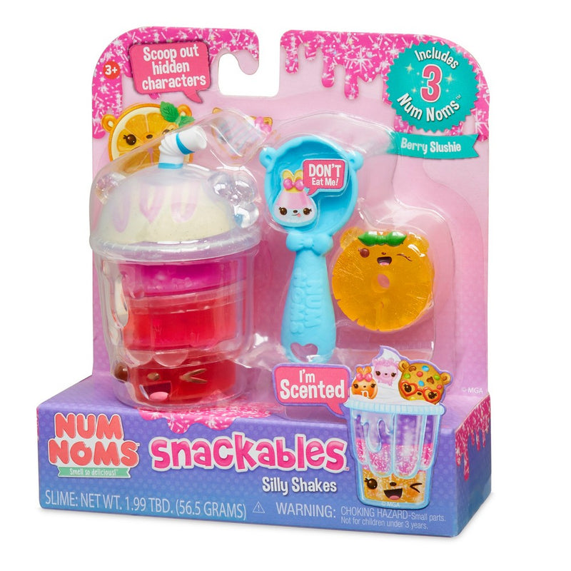 Num Noms Snackables Silly Shakes - Berry Slushie Smoothie Scented Slime