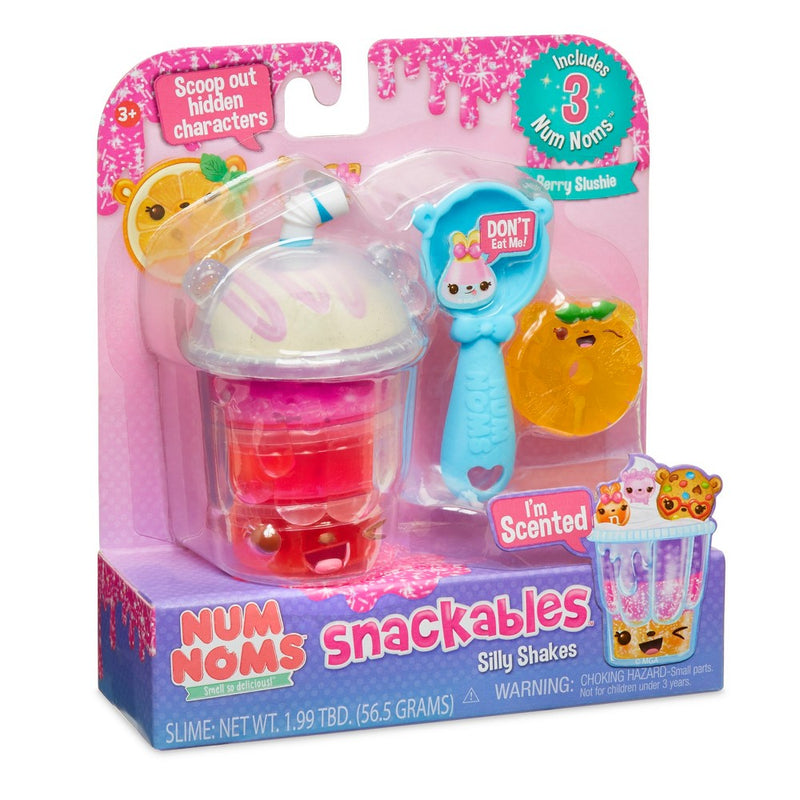 Num Noms Snackables Silly Shakes - Berry Slushie Smoothie Scented Slime