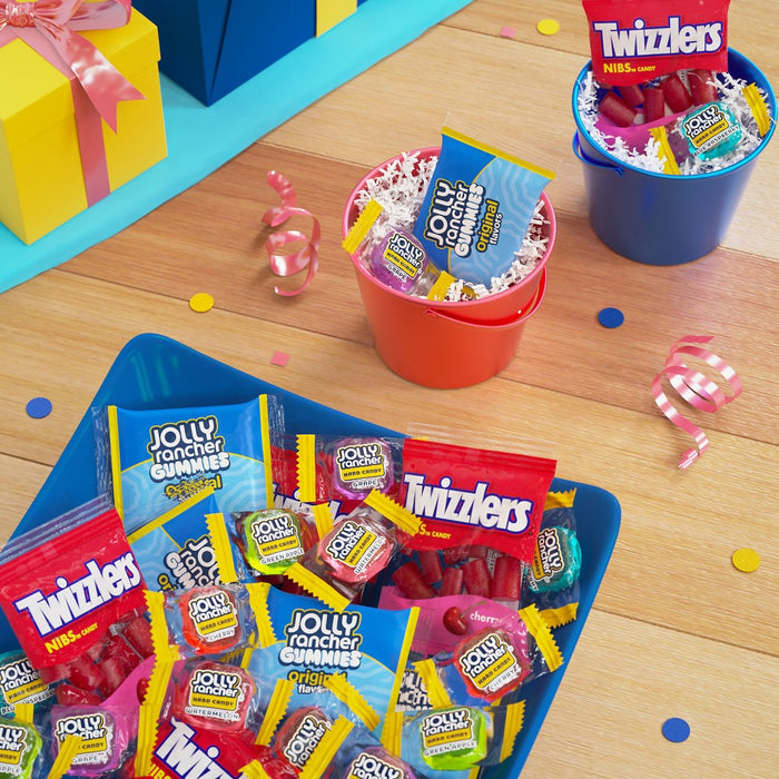 Jolly Rancher and Twizzlers Assorted Fruit Flavored Party Bag Candy - 43.03oz
