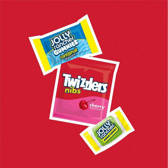 Jolly Rancher and Twizzlers Assorted Fruit Flavored Party Bag Candy - 43.03oz