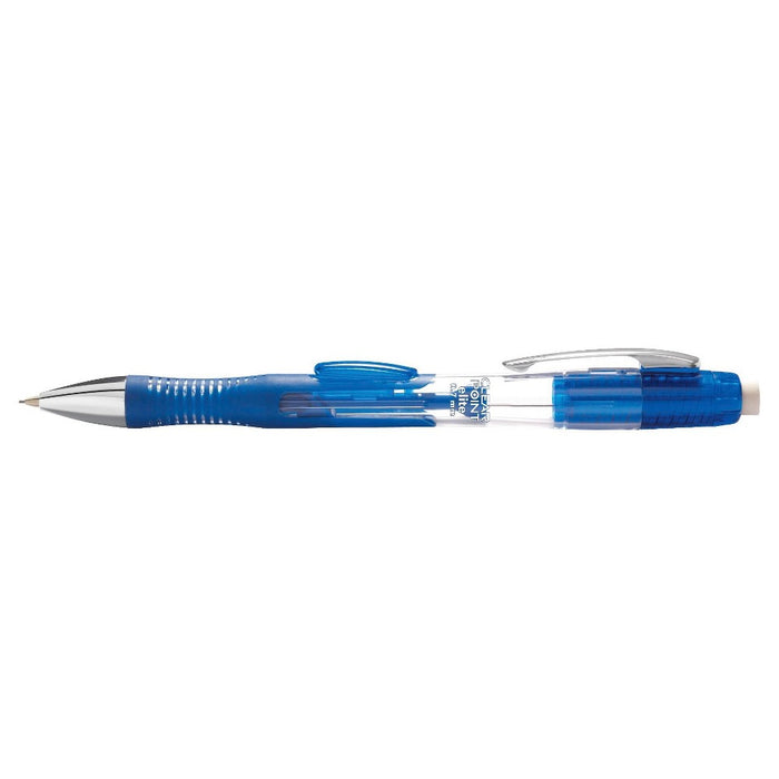 Paper Mate Clear Point Elite 2pk #2 Mechanical Pencils with Eraser & Refill 0.7mm Blue/Green