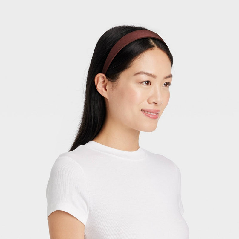 Satin Flat Headband - A New Day Brown