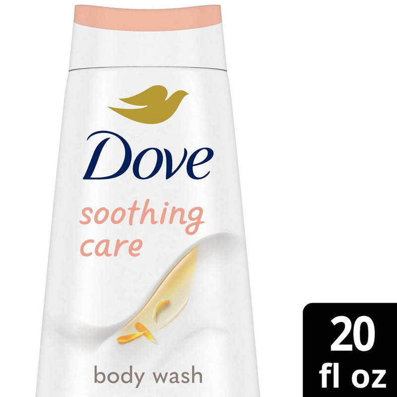 Dove Beauty Soothing Care Calendual Oil Body Wash - 20 fl oz