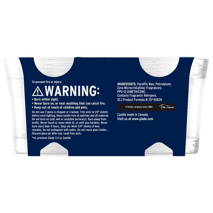 Glade Candles - Clean Linen - 4.08oz/2ct