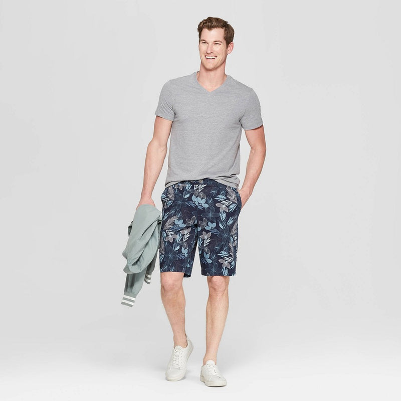 Men's Every Wear V-Neck T-Shirt Goodfellow & Co Gray S