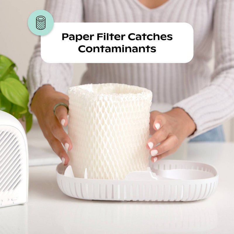 Canopy 4-in-1 Dishwasher Safe and Mold Inhibiting Humidifier - White