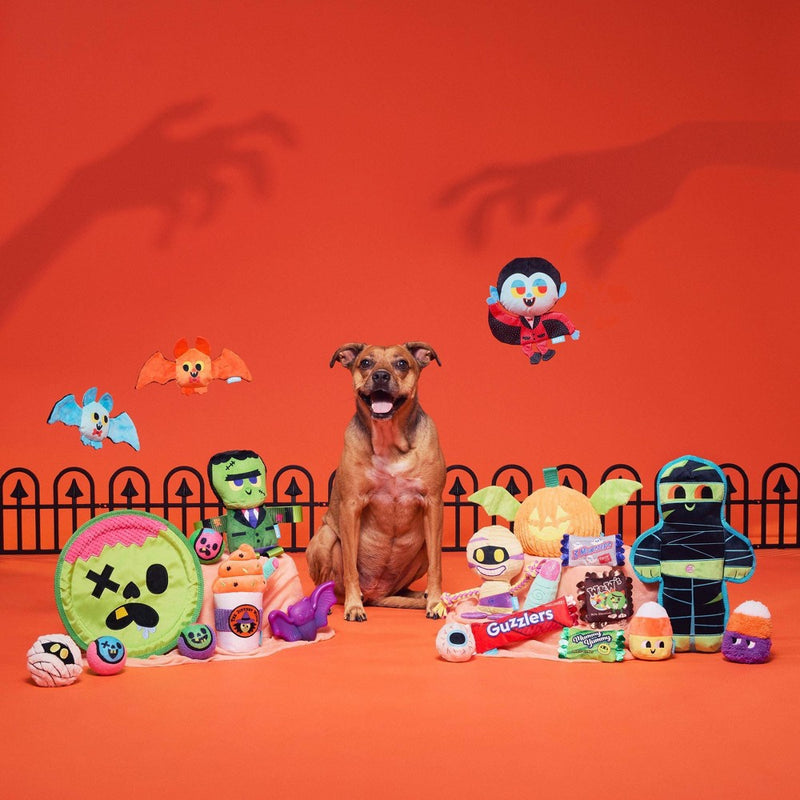 BARK Halloween Muttster Madness Zombie Head Ball Dog Ball Toy