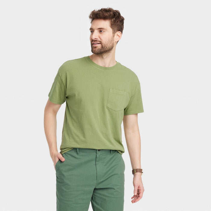 3 PACK!!! Heavyweight T-Shirt Goodfellow & Co -Green S