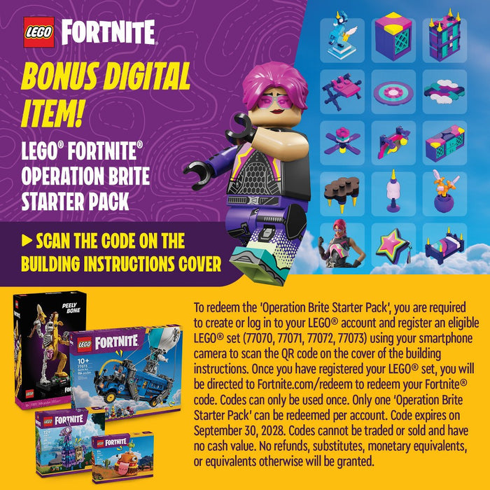 LEGO Fortnite Supply Llama Collectible Building Toy 77071