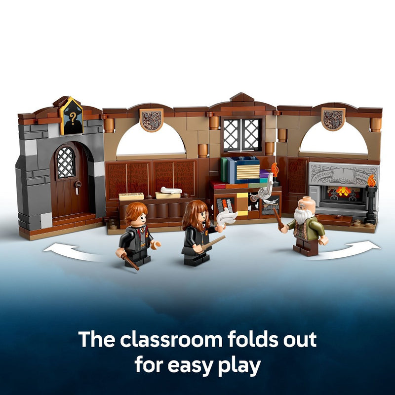 LEGO Harry Potter Hogwarts Castle Charms Class, Wizard Building Toy 76442