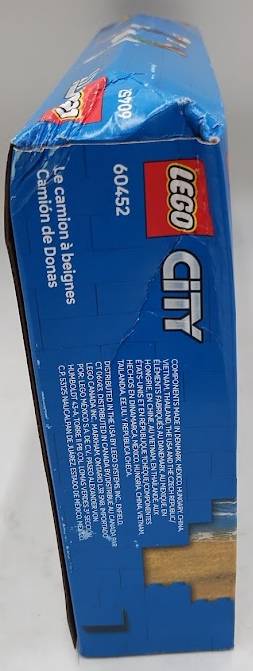 LEGO City Donut Truck Building Toy, Mobile Donut Stand 60452.SEE DETAILS.