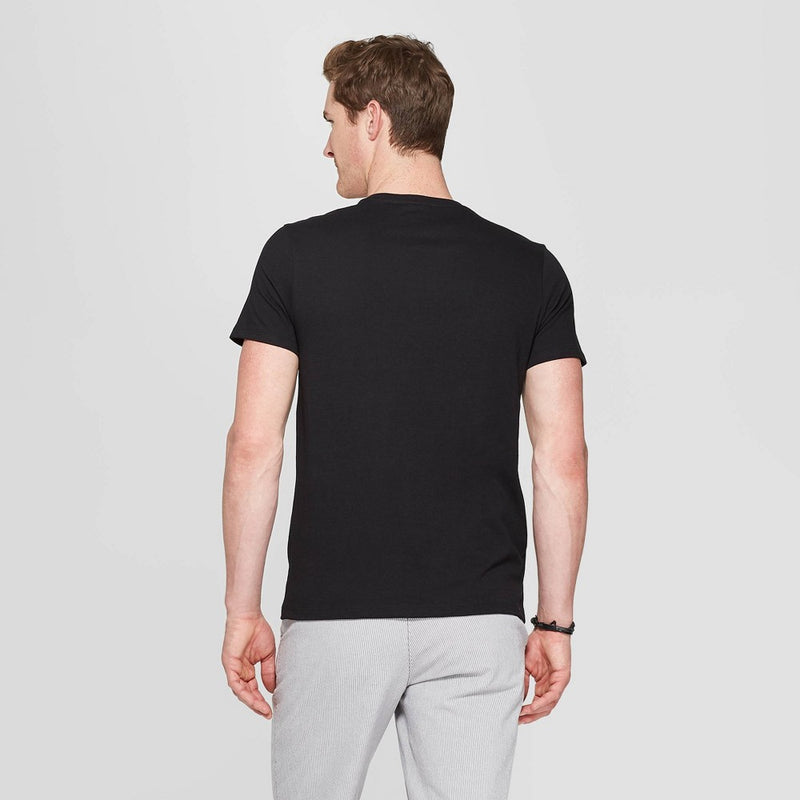 Men's Every Wear V-Neck T-Shirt - Goodfellow & Co Black S
