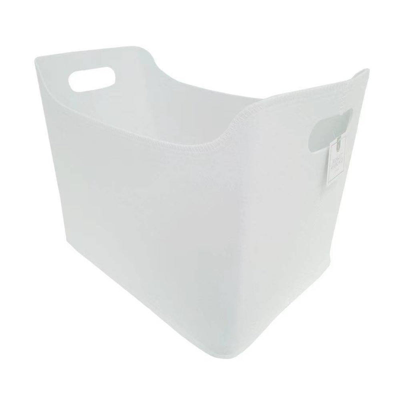 Felt Basket with Two Handles Large Cream - Bullseye's Playground