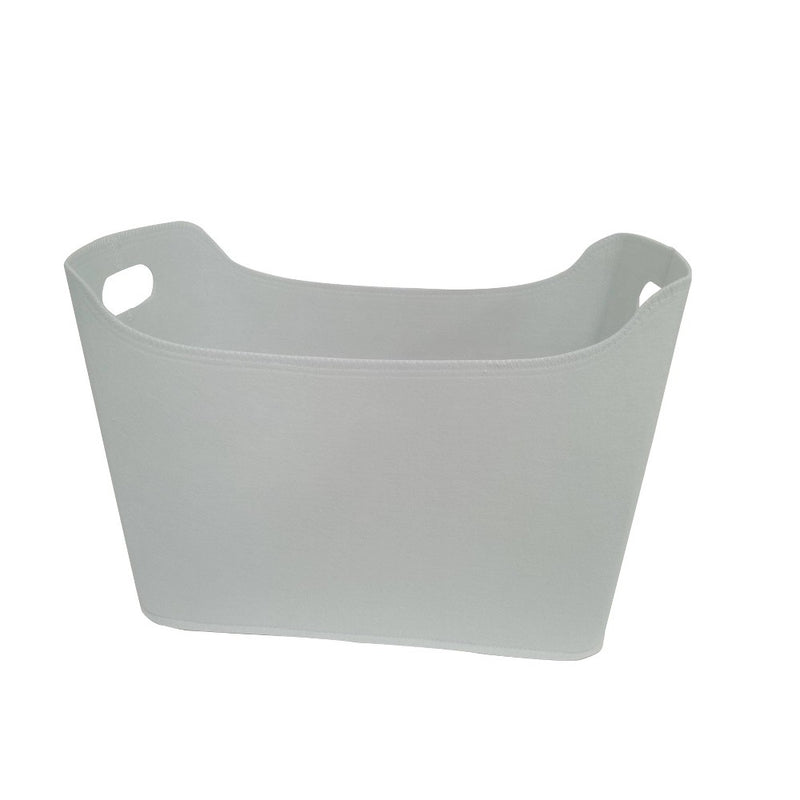 Felt Basket with Two Handles Large Cream - Bullseye's Playground
