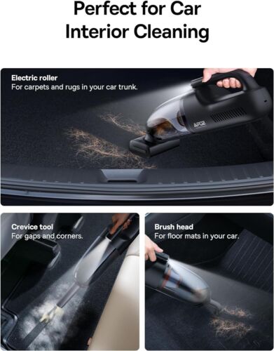 Baseus Handheld Cordless Vacuum Cleaner AP02 for Car, Pet Hair with LED Light