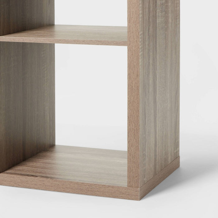 9 Cube Organizer Weathered Gray - Brightroom: Decorative Bookshelf, Cubby Storage, MDF & Particle Board, 13" Cube System (LOCAL PICKUP ONLY)