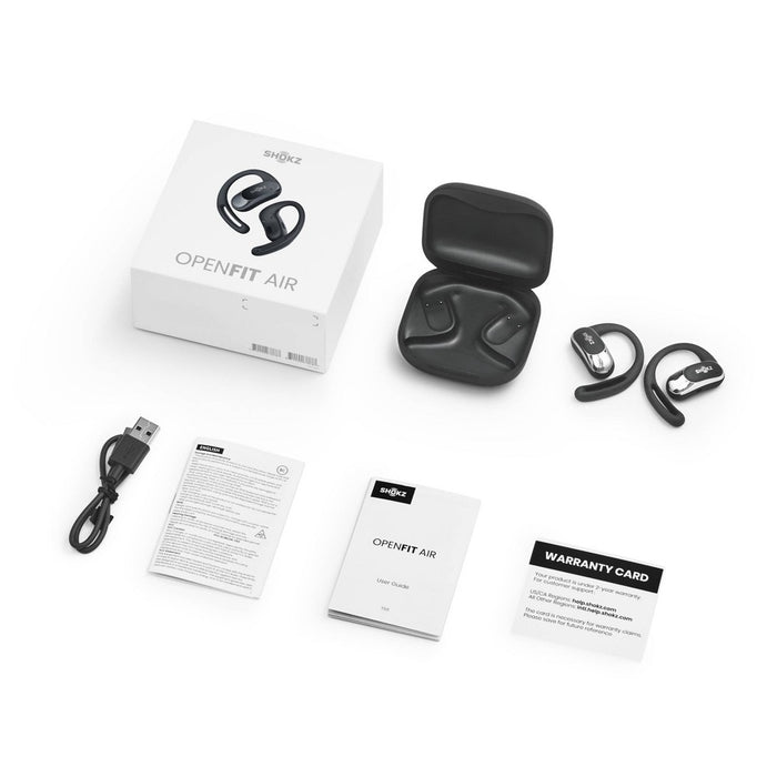 Shokz OpenFit Air True Wireless Bluetooth Headphones - Black (T511-ST-BK-US)