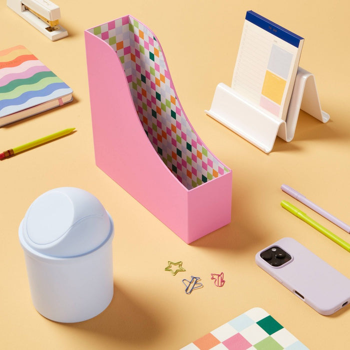Magazine File Holder Solid with Internal Print - Spritz