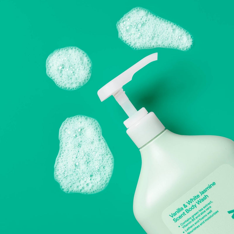 Everyday Cleansing Body Wash - Vanilla & White Jasmine - 34oz - up&up