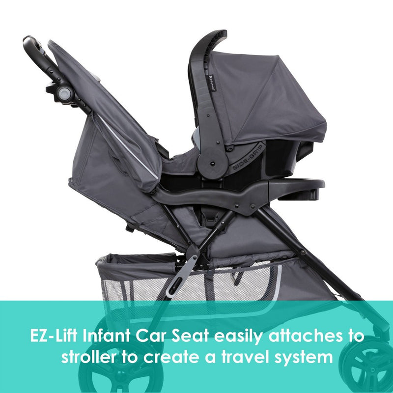 Baby Trend EZ Ride Travel System with EZ-Lift Infant Car Seat - Dash Gray (LOCAL PICKUP ONLY)