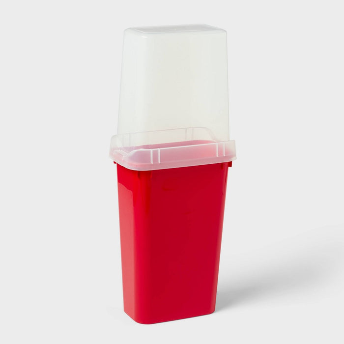 40" Clear Vertical Slim Wrap Box - Clear - Brightroom (LOCAL PICKUP ONLY)