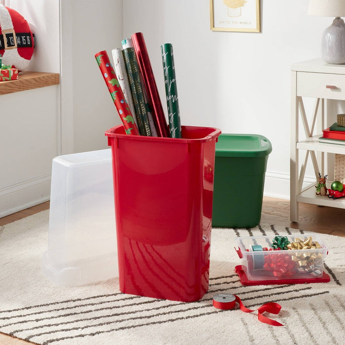 40" Clear Vertical Slim Wrap Box - Clear - Brightroom (LOCAL PICKUP ONLY)