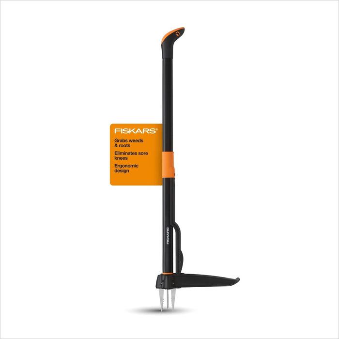 Fiskars 12" 4 Claw Stand Up Stainless Steel Hand Weeder (LOCAL PICKUP ONLY)