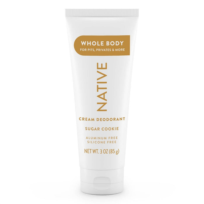 Native Aluminum Free Limited Edition Holiday Whole Body Deodorant Cream - Sugar Cookie - 3oz