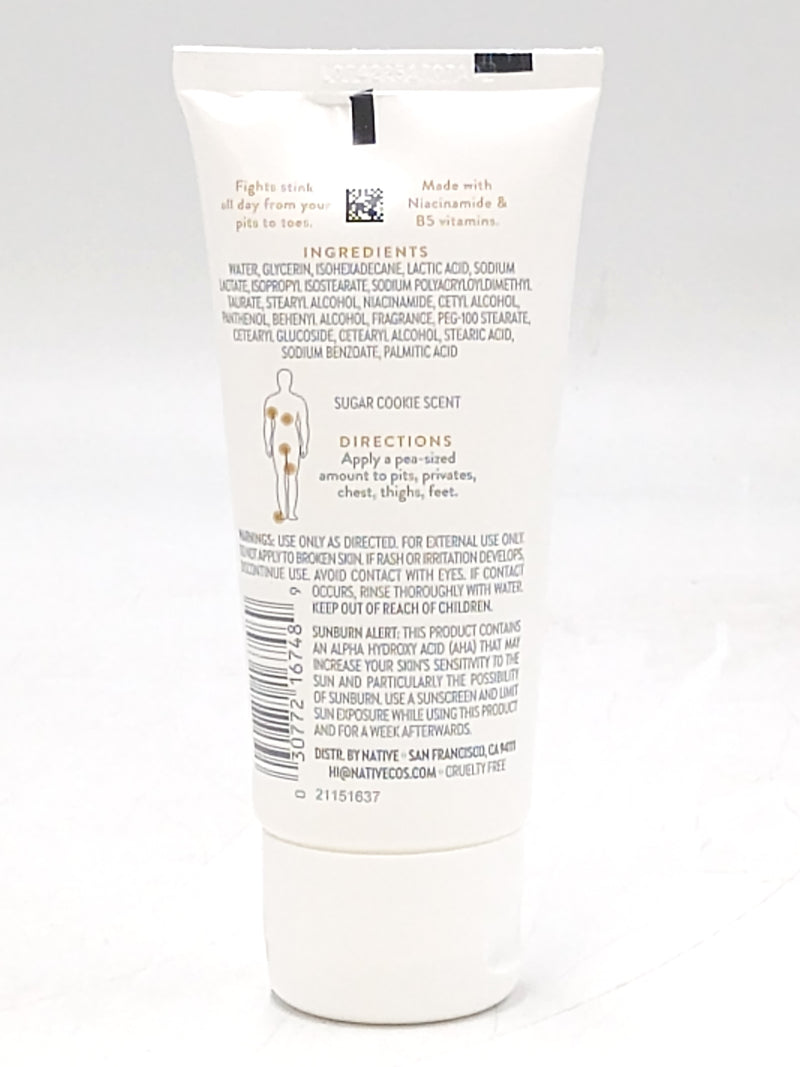 Native Aluminum Free Limited Edition Holiday Whole Body Deodorant Cream - Sugar Cookie - 3oz