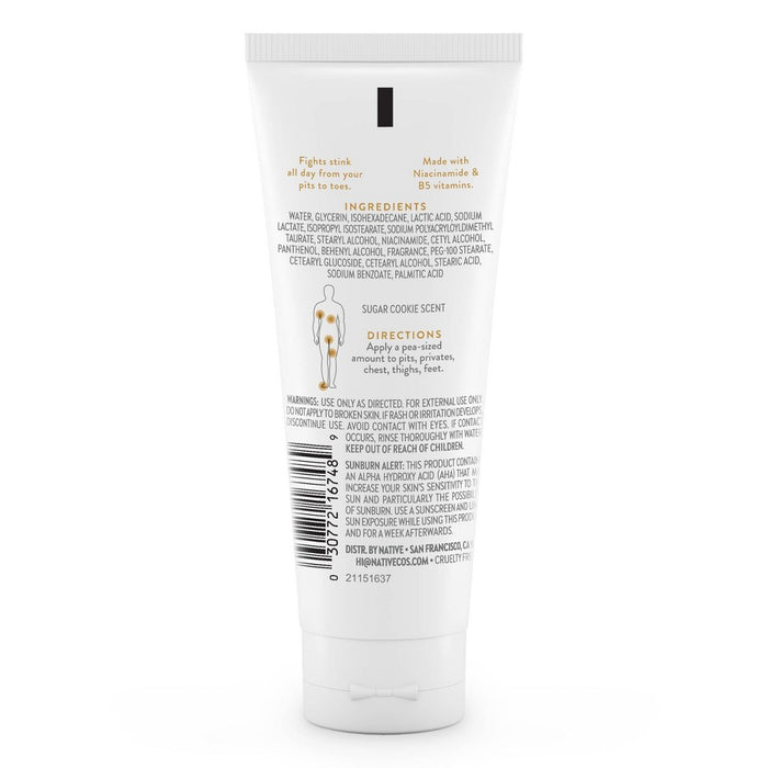 Native Aluminum Free Limited Edition Holiday Whole Body Deodorant Cream - Sugar Cookie - 3oz
