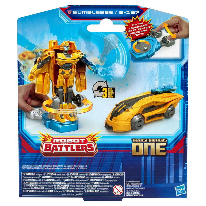 Transformers One Bumblebee/B-127 Robot Battlers Action Figure