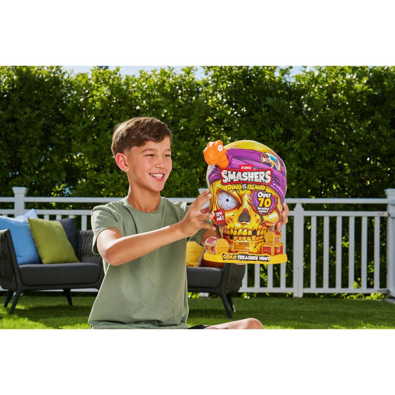Smashers Dino Island Gold Treasure Hunt Mini Figure Set