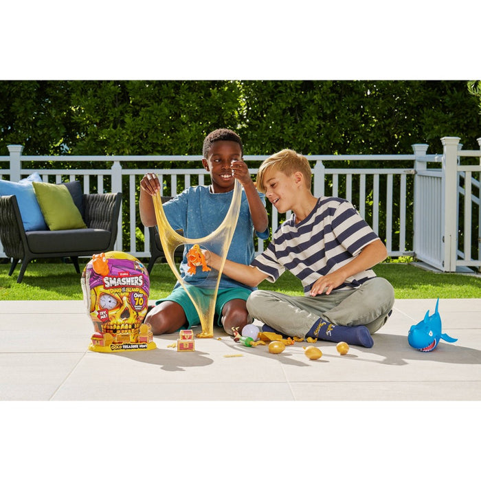 Smashers Dino Island Gold Treasure Hunt Mini Figure Set