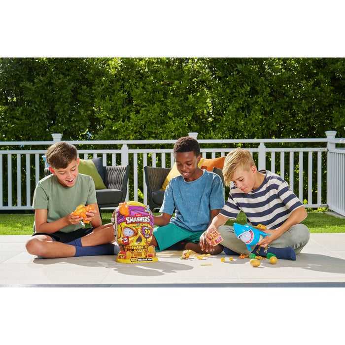 Smashers Dino Island Gold Treasure Hunt Mini Figure Set