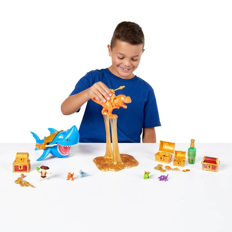 Smashers Dino Island Gold Treasure Hunt Mini Figure Set