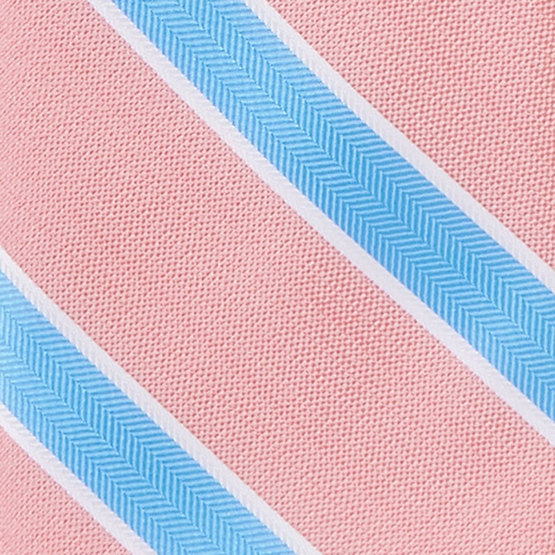 Men's Striped Neck Tie - Goodfellow & Co Pink One Size