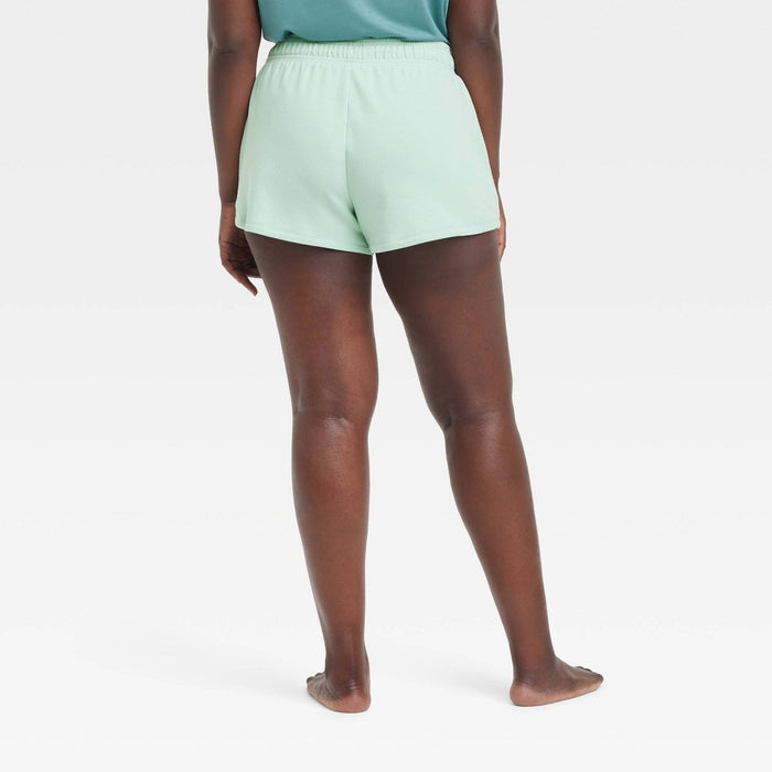 Women's Fleece Shorts - Auden Light Green L *ADD 3 TO YOUR CART & 1 IS FREE!*