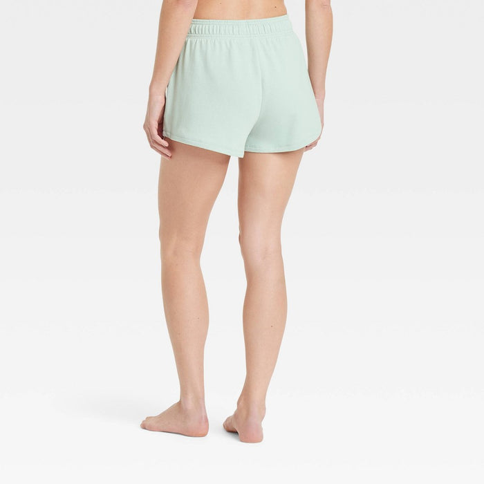 Women's Fleece Shorts - Auden Light Green L *ADD 3 TO YOUR CART & 1 IS FREE!*